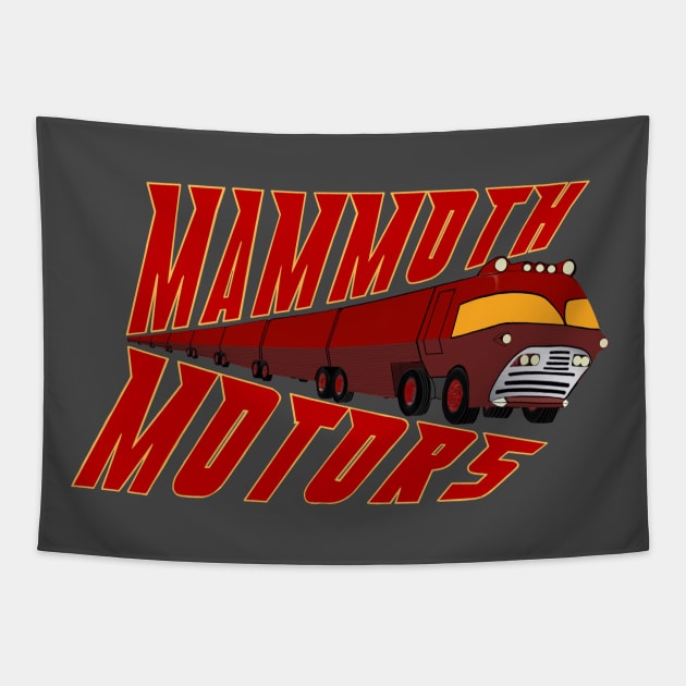 Mammoth Motors Tapestry by DistractedGeek