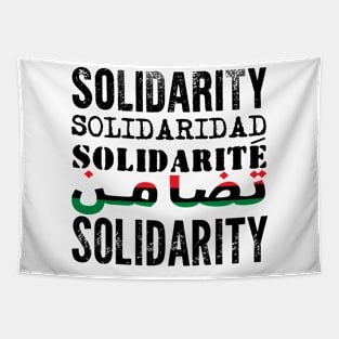 Solidarity, Solidaridad, Solidarite, International Day of Solidarity with Palestine November 29, 2023 Tapestry