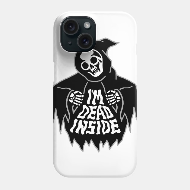 Dead Inside Phone Case by CATSNEEZE