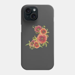 Red Poppies Phone Case