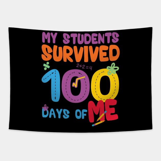 My Students Survived 100 Days Of Me Tapestry by EvetStyles