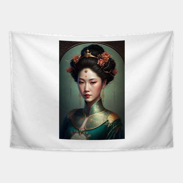 The Empress of China Tapestry by ArtNouveauChic