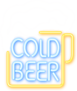 Cold Beer Neon Sign Magnet