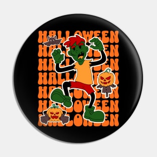 Halloween zombie, halloween tee, halloween scary, zombie halloween, spooky halloween, zombie cartoon Pin