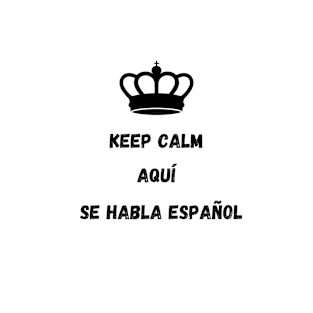 KEEP CALM AQUÍ SE HABLA ESPAÑOL T-Shirt