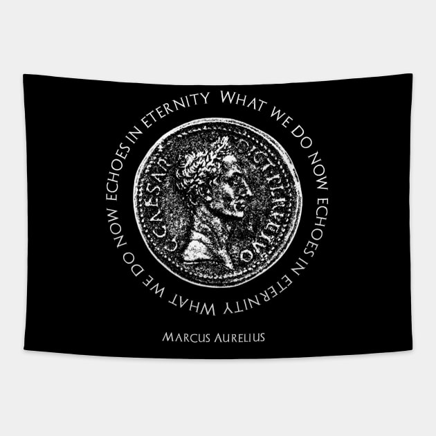 Stoic Quote from Marcus Aurelius Tapestry by emma17