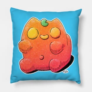 Pumpkitt Sour Cat-dy Pillow