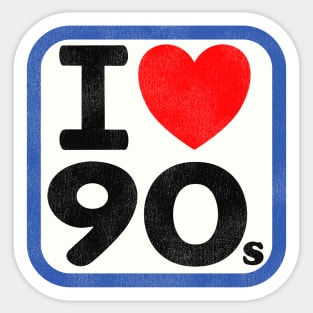 I LOVE THE 90s Stickers 