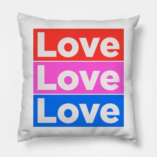 Love x3 Pillow