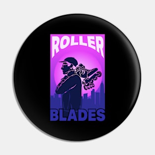 Vintage Rollerblades Gift Roller Skating Pin