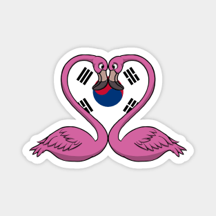 Flamingo South Korea Magnet