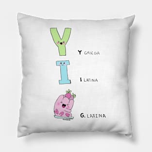 Y Greek, Latin I, JELLY Pillow