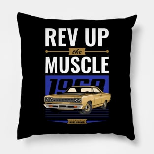 1968 Road Runner Car Pillow