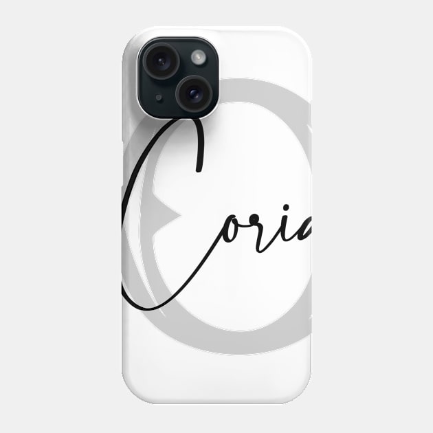 Coria Second Name, Coria Family Name, Coria Middle Name Phone Case by Huosani