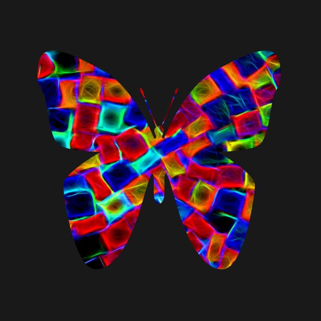 Neon Butterfly by LangleyDesigns