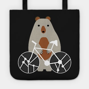 Bear and a bike Tote