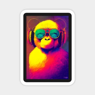 Colorful monkey Magnet