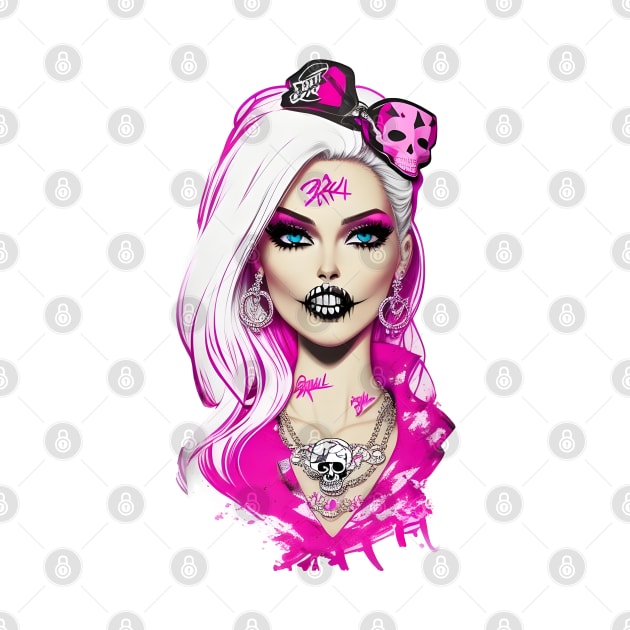 Skull Barbie Pouty Lips by SkullTroops