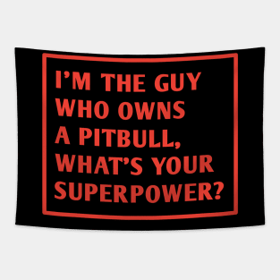 Pitbull Lover Tapestry