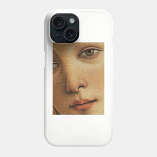 Venus of Botticelli detail - High Definition Print Phone Case