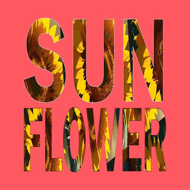 Sun flower typography by Devshop997