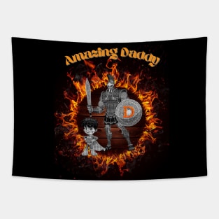 Amazing Daddy Gladiator Tapestry