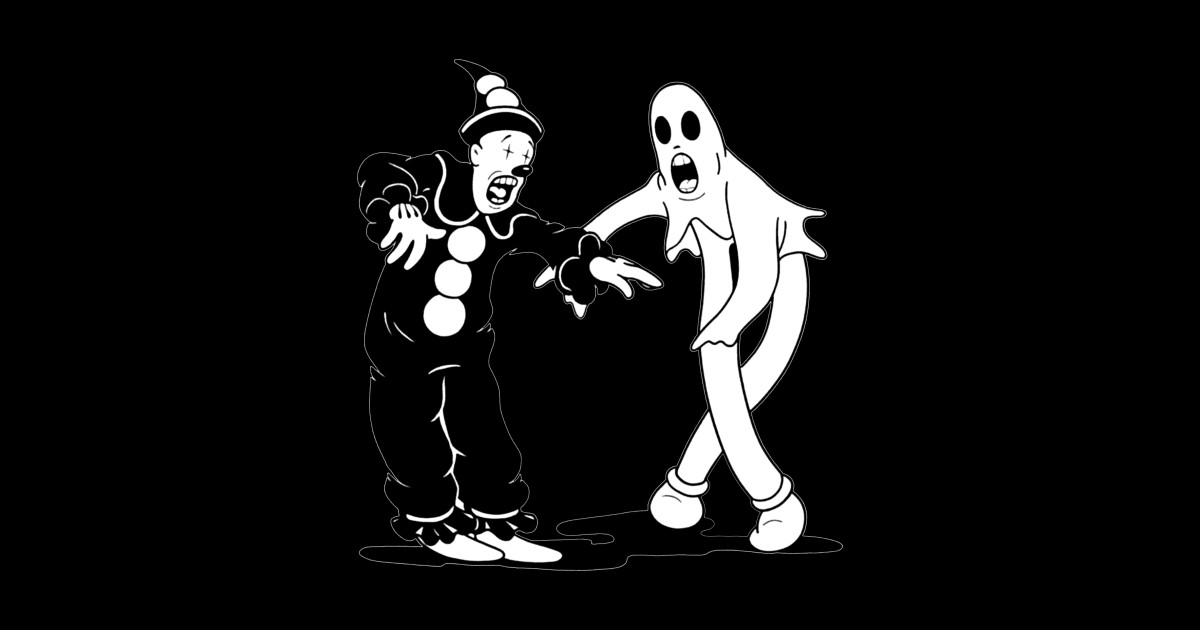 Dancing Ghost and Koko Traditional Sticker TeePublic