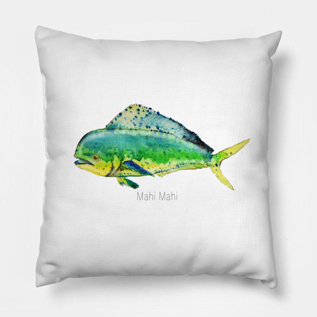 mahi mahi pillow