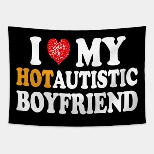 i love my hotautistic boyfriend Tapestry