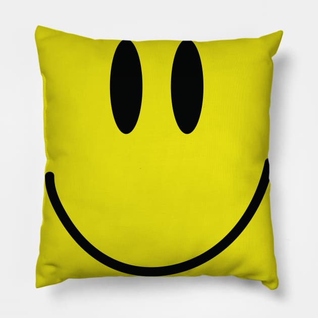 1990 Smilie face Pillow by nickemporium1