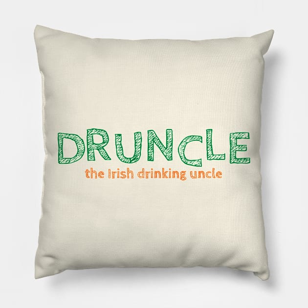 Druncle: The Irish Drinking Uncle Pillow by Eire