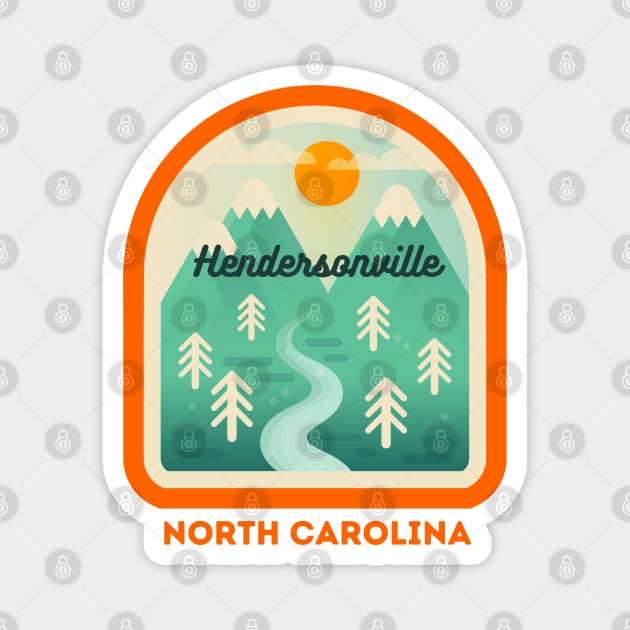 Hendersonville North Carolina NC Tourist Souvenir Magnet by carolinafound