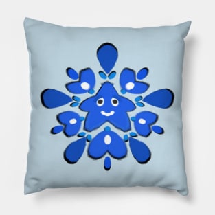 StarBurst Blue Pillow