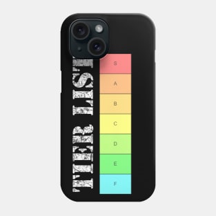 Video Gamer Meme - Tier List Phone Case