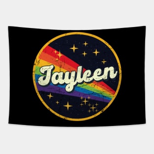 Jayleen // Rainbow In Space Vintage Grunge-Style Tapestry