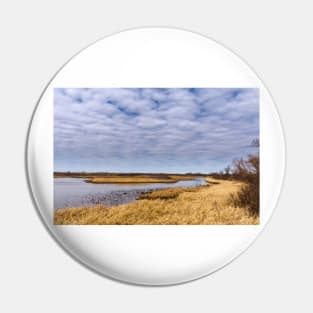 Sand Creek at Salt Plains National Wildlife Refuge by Debra Martz Pin