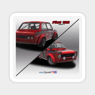 Fiat 128 Abarth Group 2 Magnet