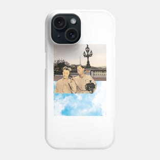 Calling Paris (white) Phone Case