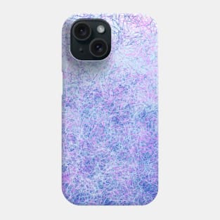 Pink and blue scattered Phone Case