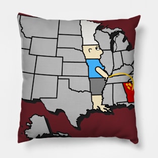 Piss on Georgia Pillow