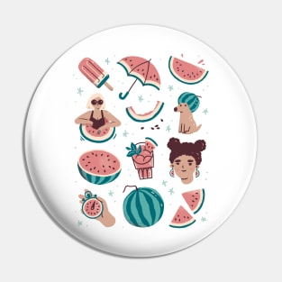 All Things Watermelon Pin