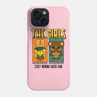 Cute The Girls Just Wanna Have Sun Best Friends Phone Case