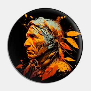 Native American Indian Pin