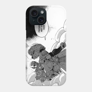 doomfist overwatch2 manga panel Phone Case