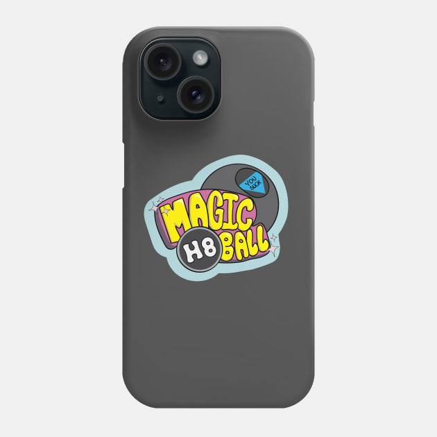 Magic H8 Ball Phone Case by Actually AJ Art