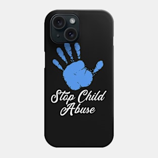 Child Abuse Prevention Awareness Month Blue Ribbon gift idea Phone Case