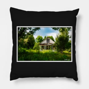 Old House in Springfield, Maine Pillow