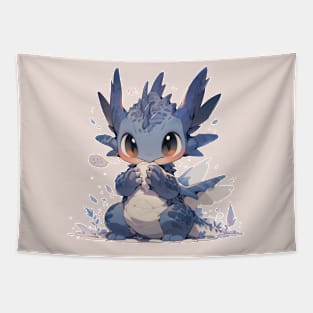 Cute little nibbly dragon Tapestry