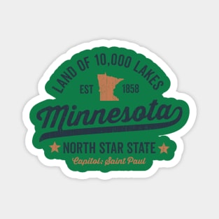 Minnesota Land of 10,000 Lakes Magnet