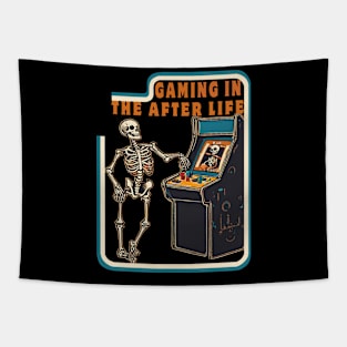 Skeleton play arcade games Tapestry